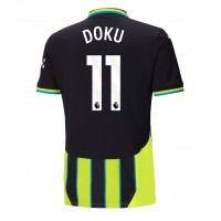 Manchester City Jeremy Doku #11 Bortatröja 2024-25 Korta ärmar